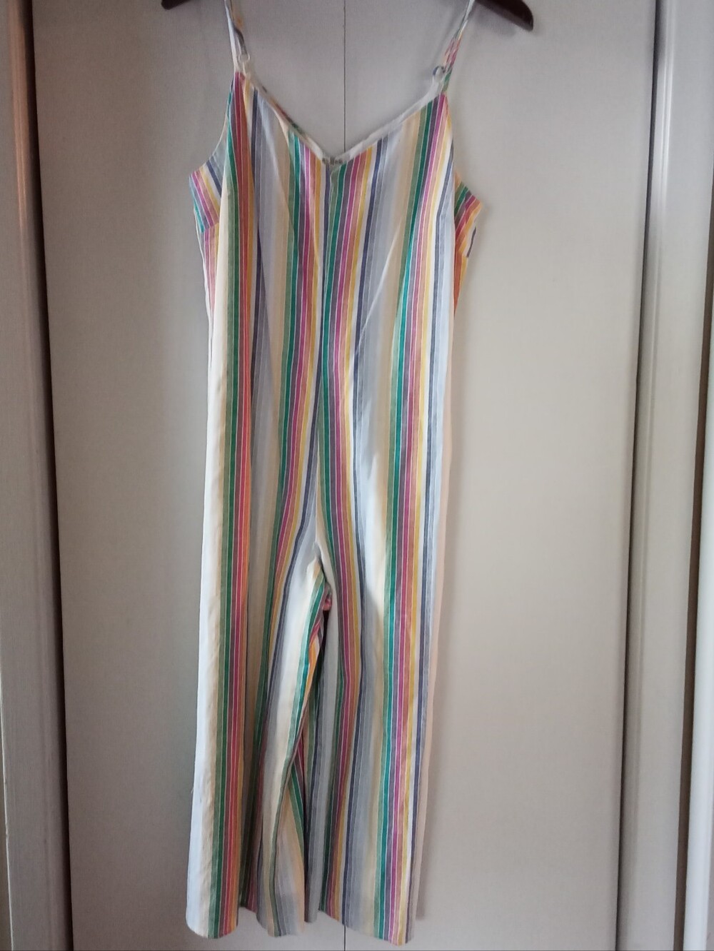 Wide Leg Cropped Jumpsuit